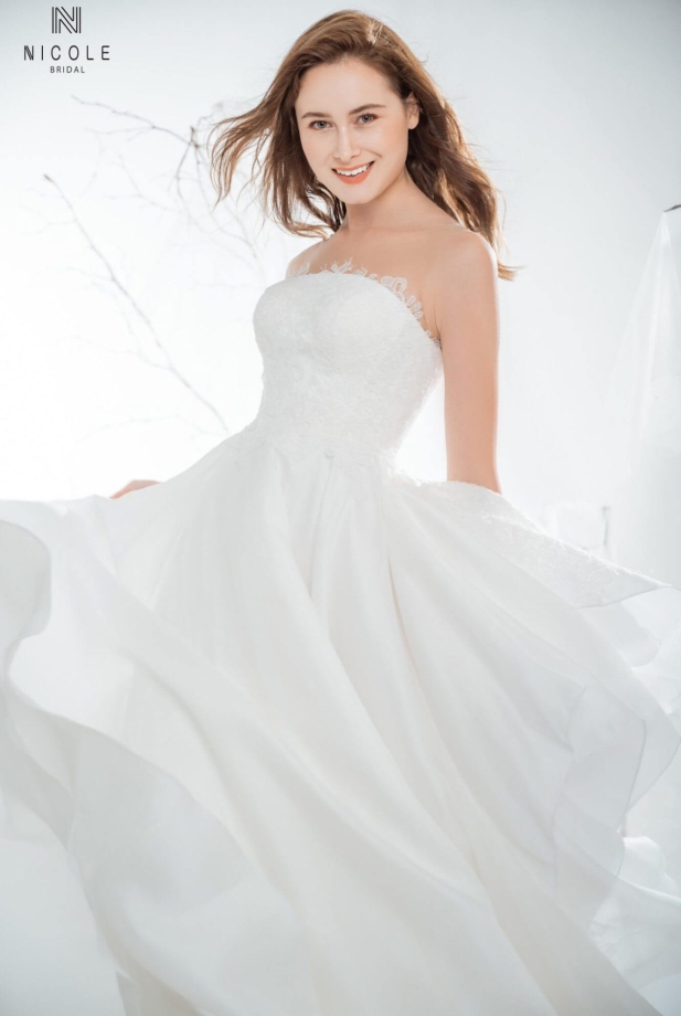 Váy cưới dáng chữ A LILIAN (20PA408)