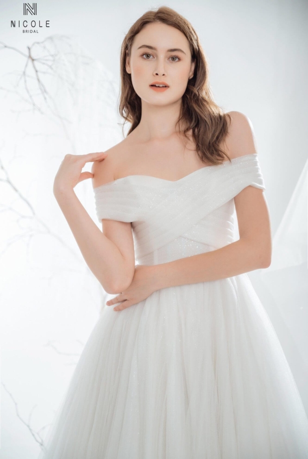 Váy cưới dáng chữ A Azura (20PA403)