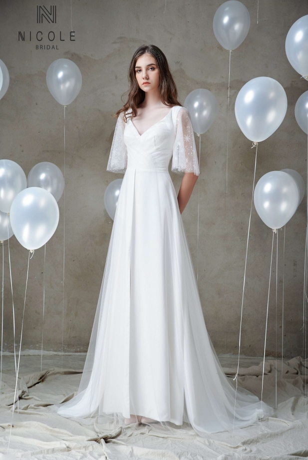 Váy cưới chữ A DOVE (19PA510)