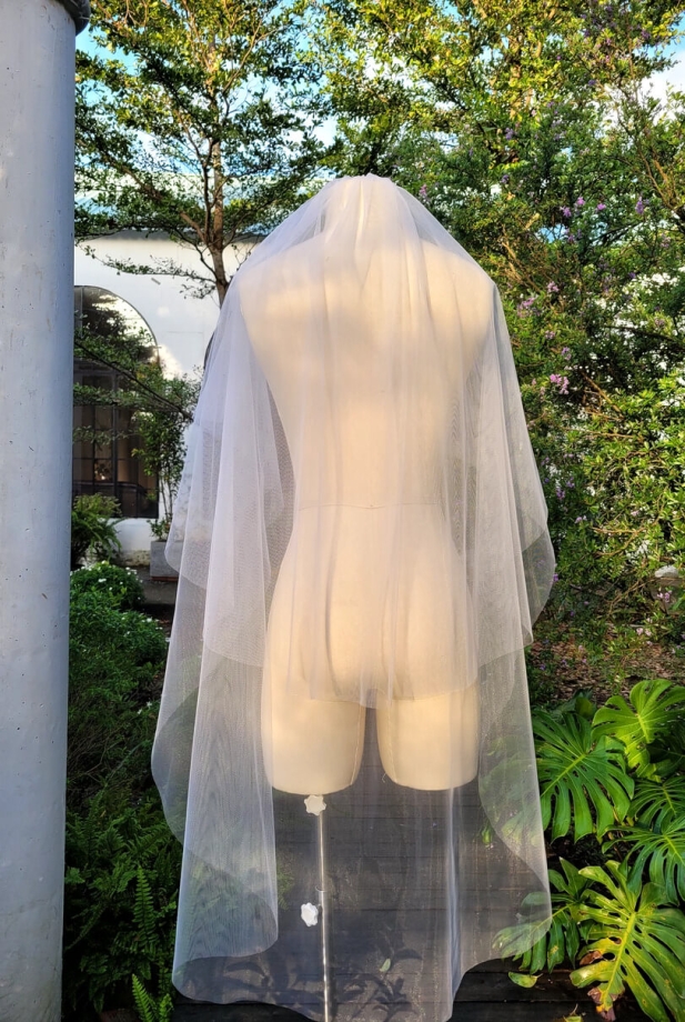 Lúp váy cưới trơn 003 (VEIL003)