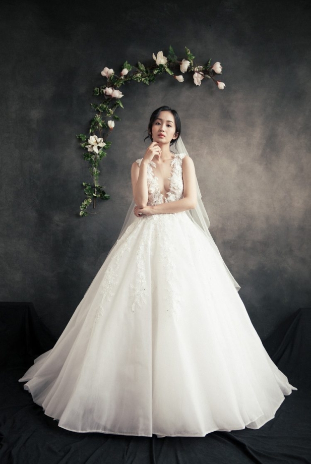 Váy cưới công chúa Rose