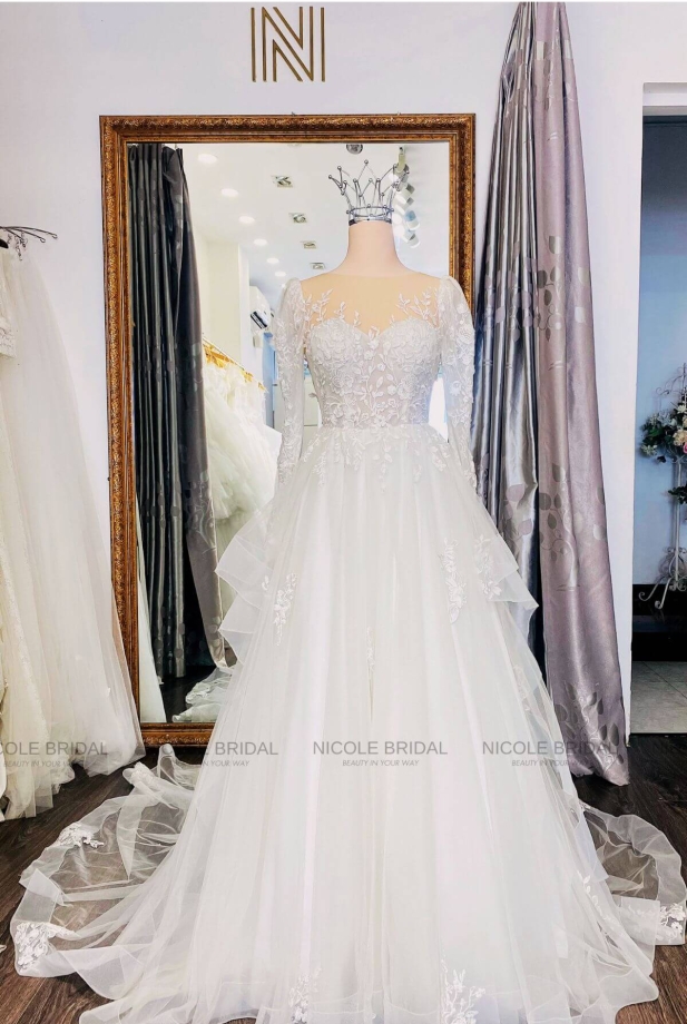 Váy thanh lý chữ A ngực tim TL23022