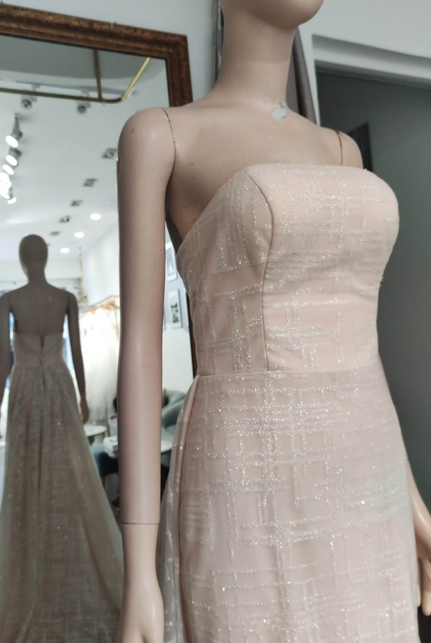 Váy cưới đuôi cá Nude TL22009