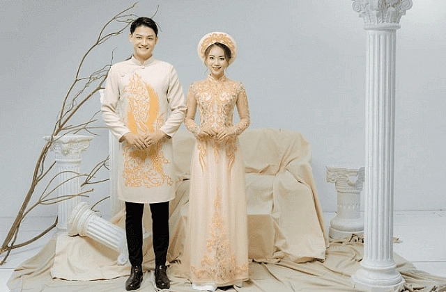 4 lý do nên lựa chọn áo dài cưới màu vàng cho ngày trọng đại