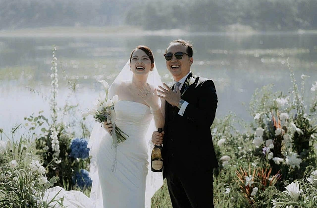 Tiệc cưới thân mật đậm chất thơ của cô dâu Hương Giang ở Đà Lạt