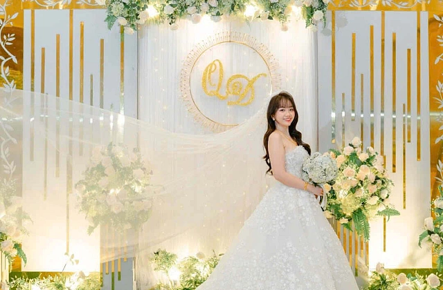 Bride Ngọc Diệu and the story of the "In-house" Nicole Bridal wedding ceremony