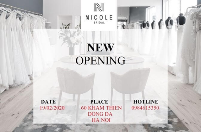 Reallocating Nicole Bridal store at Hanoi City
