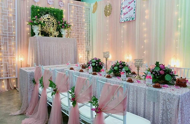 Mẫu Trang Trí Bàn Thờ Gia Tiên Đám Cưới Đẹp, Đơn Giản