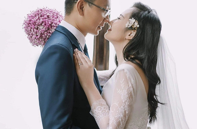 Chụp ảnh cưới ở phim trường L'amour quận 2, TPHCM