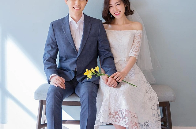 Chụp ảnh cưới phong cách Hàn Quốc trong Studio