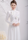 ÁO DÀI CƯỚI TRẮNG DDTRF90