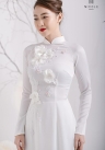 ÁO DÀI CƯỚI TRẮNG DDTRF90