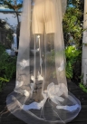 Lúp váy cưới Hoa Laser 004 (VEIL004)