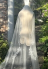 Lúp váy cưới ren Hoa 010 (VEIL010)