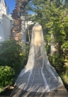 Lúp váy cưới Đá cườm 007 (VEIL007)