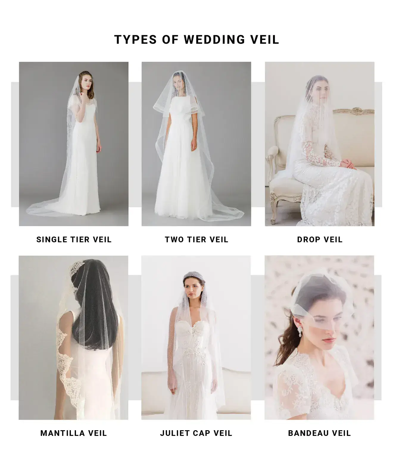 Wedding Veil Styles - Nicole Bridal