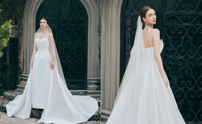 Nicole Bridal - Váy cưới 2 trong 1 hình 2