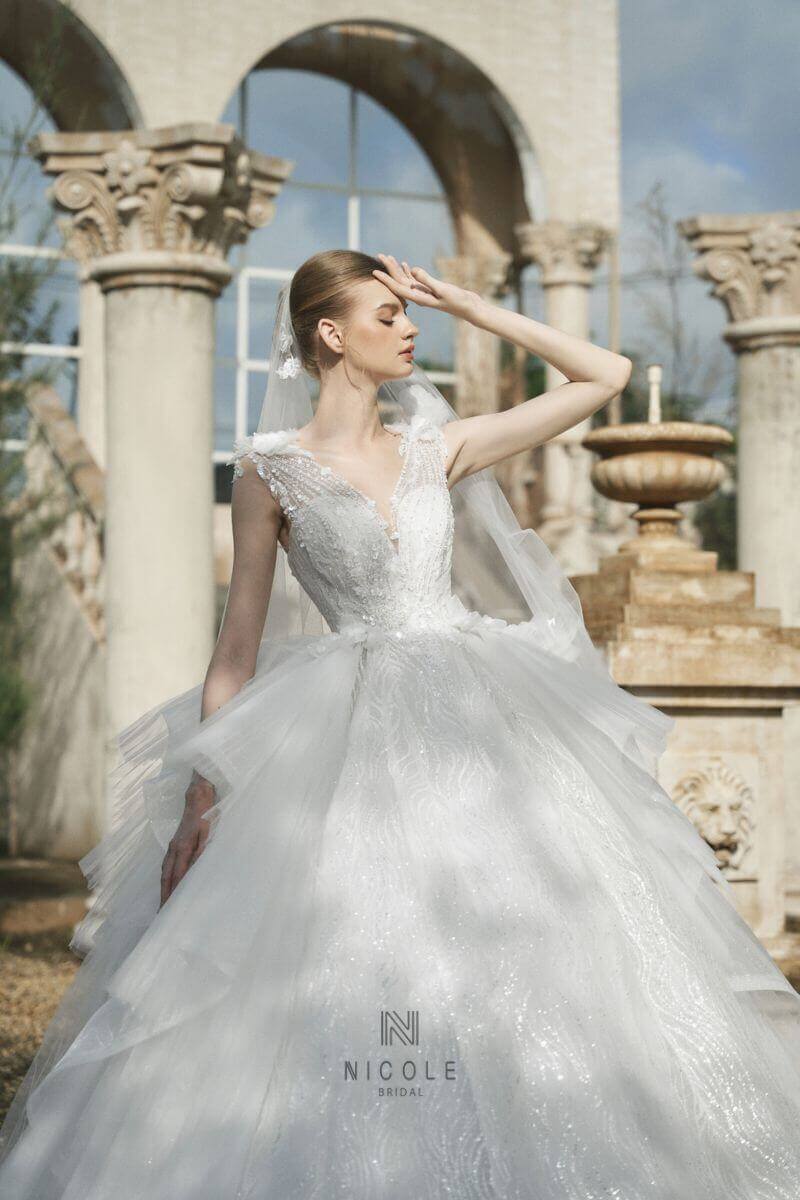 Nicole Bridal - Váy cưới công chúa hình 16
