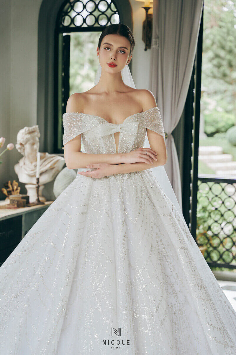 Nicole Bridal - Váy cưới công chúa hình 7
