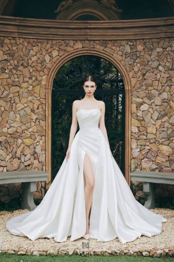 Nicole Bridal - Váy cưới đuôi cá hình 14