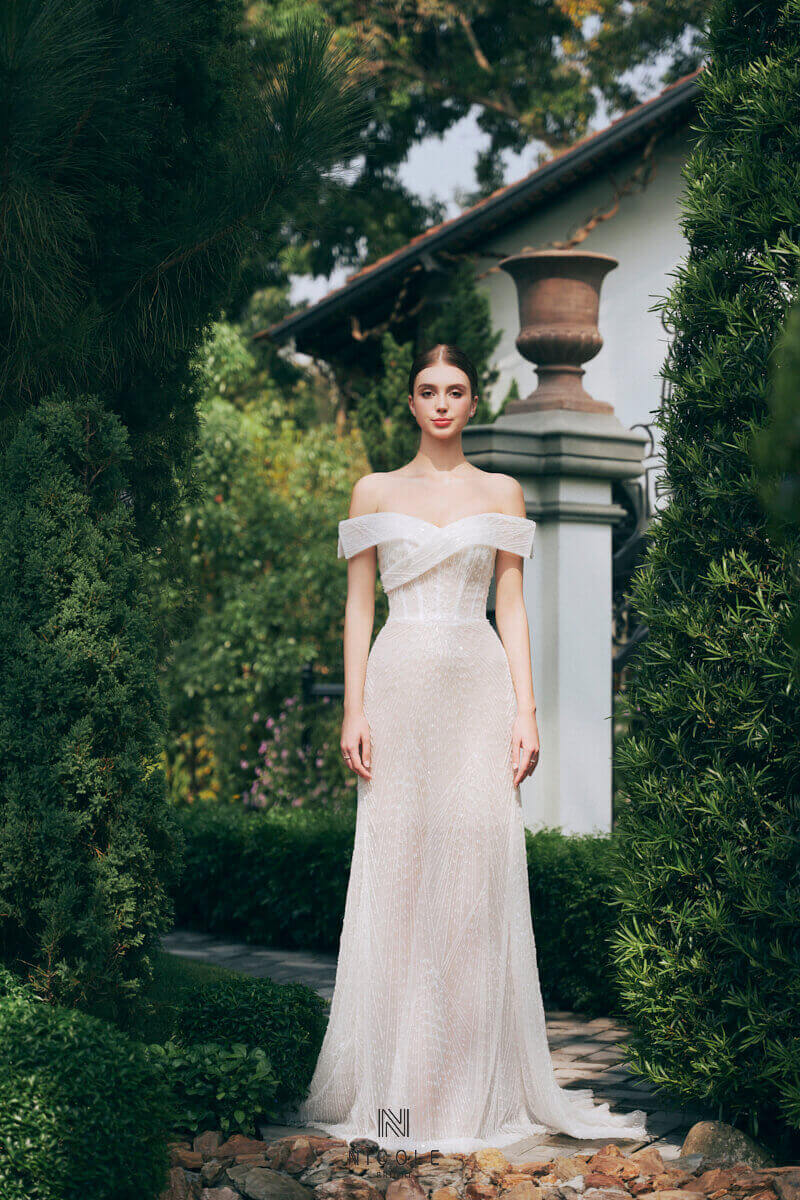 Nicole Bridal - Váy cưới kiểu dạ hội hình 7