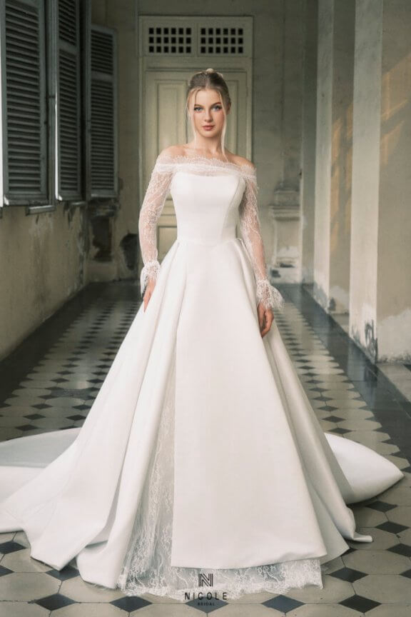 Nicole Bridal - Váy cưới kiểu dạ hội hình 8