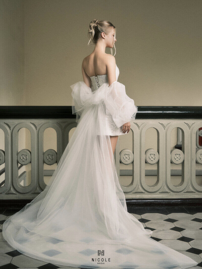Nicole Bridal - Váy cưới ngắn hình 11