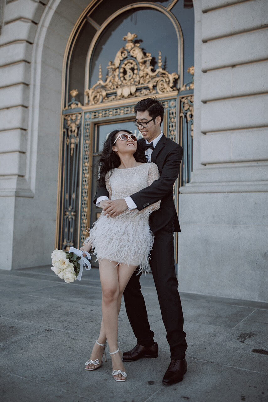 Nicole Bridal - Váy cưới ngắn hình 4