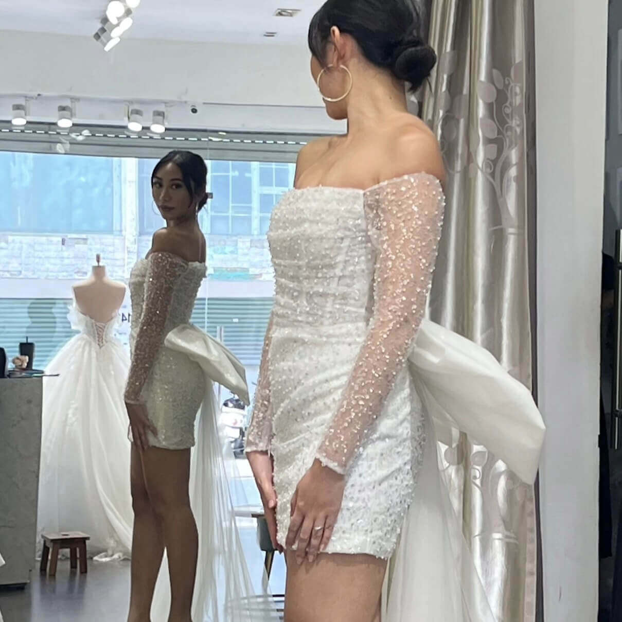Nicole Bridal - Váy cưới ngắn hình 5