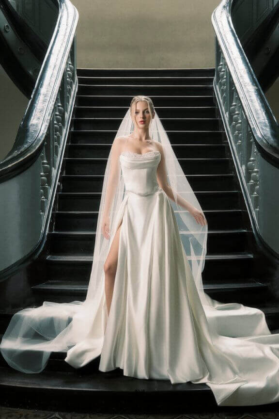 Nicole Bridal - Váy cưới tối giản hình 13