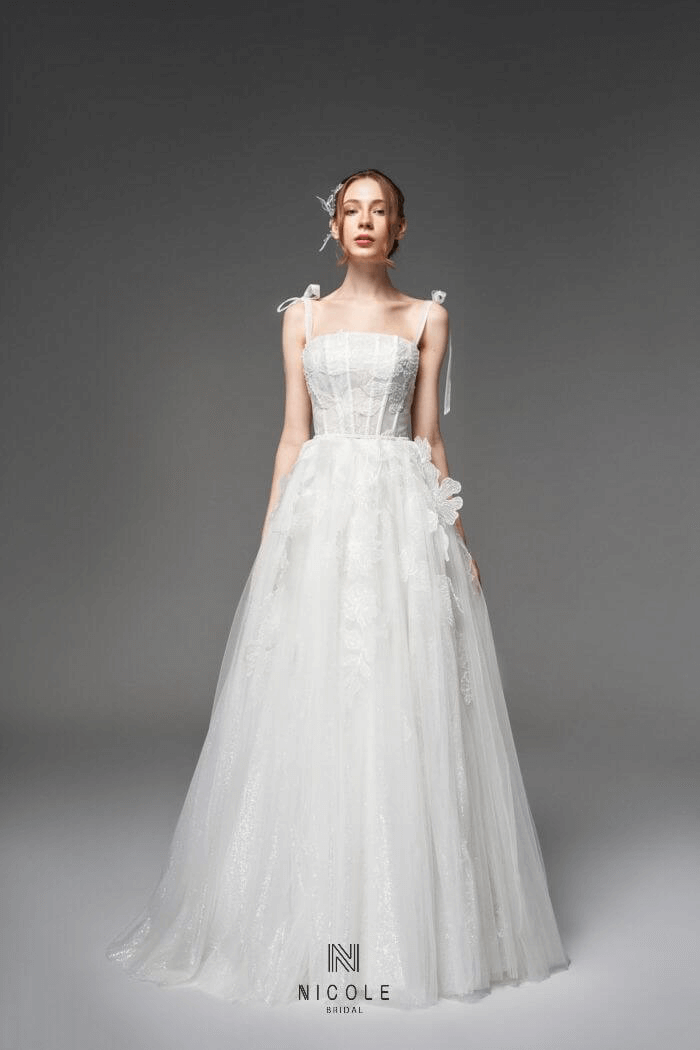 Nicole Bridal - Váy cưới tối giản hình 19