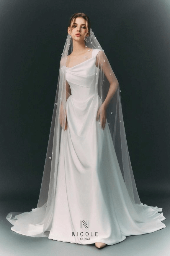 Nicole Bridal - Váy cưới tối giản hình 3