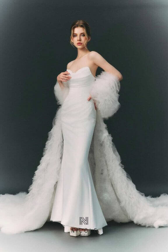 Nicole Bridal - Váy cưới tối giản hình 9
