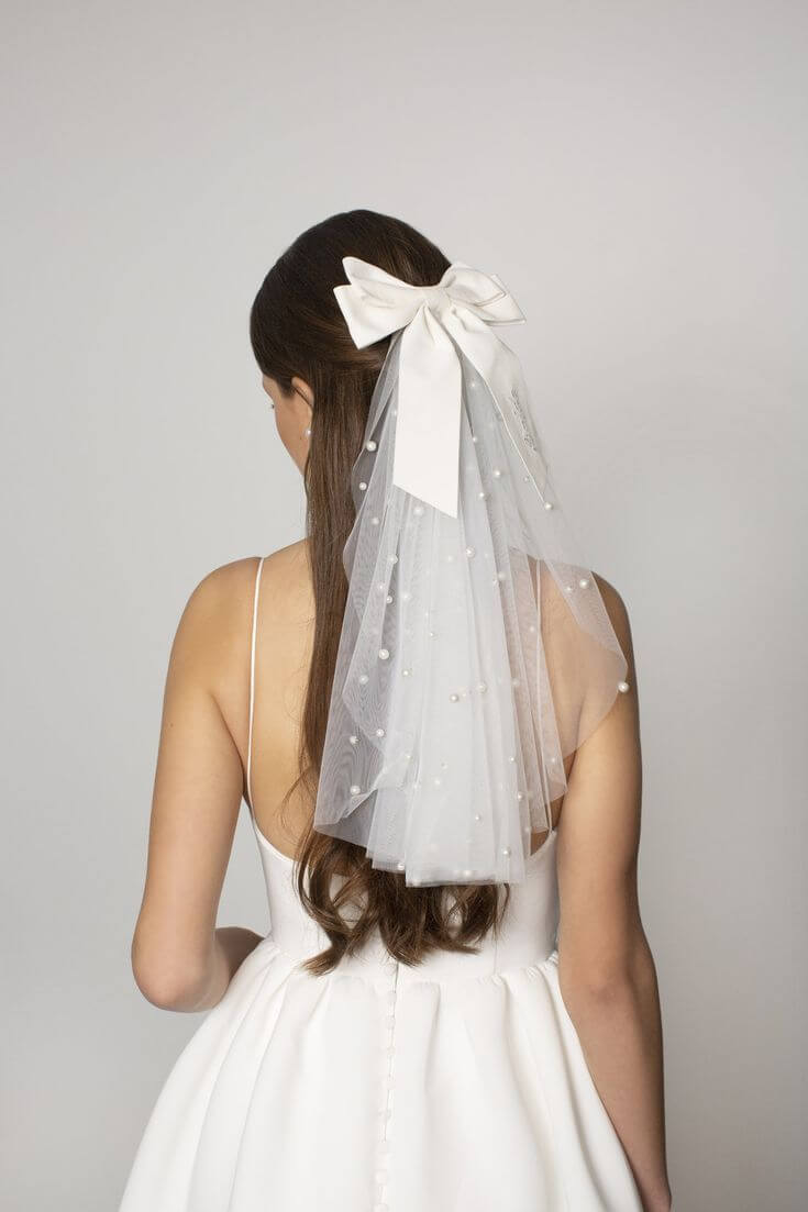 Nicole Bridal - Veil cưới nơ 6