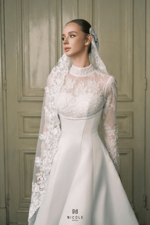 Nicole Bridal - wedding veil style 6