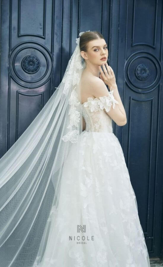Tina’s wedding dress