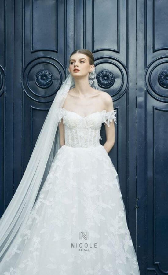 Tina’s wedding dress