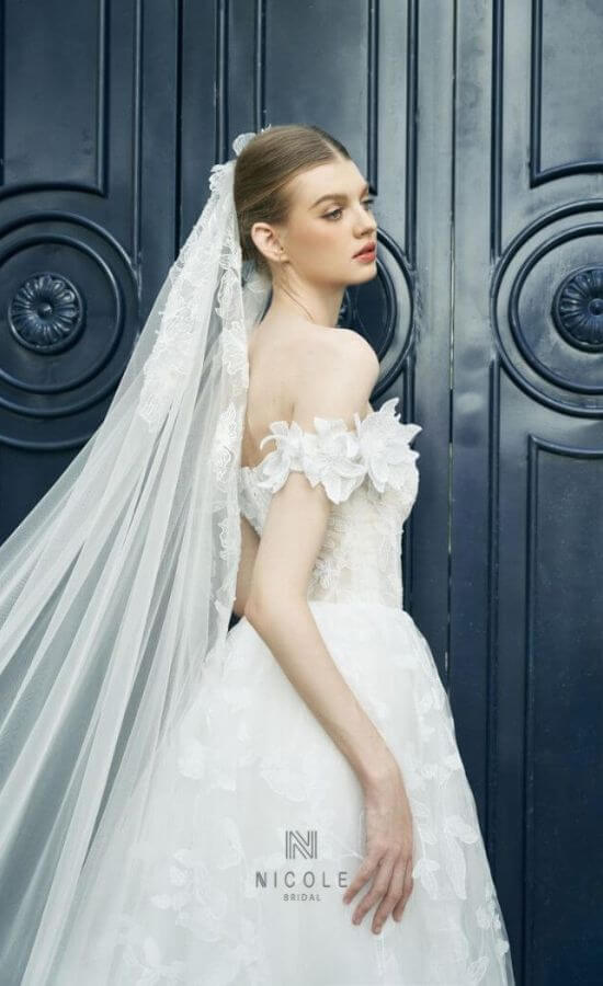Tina’s wedding dress