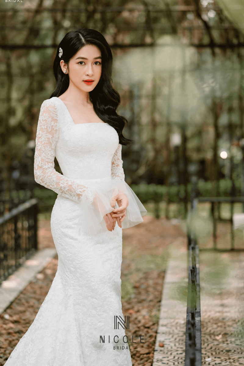 Váy cưới lụa - Hình 12