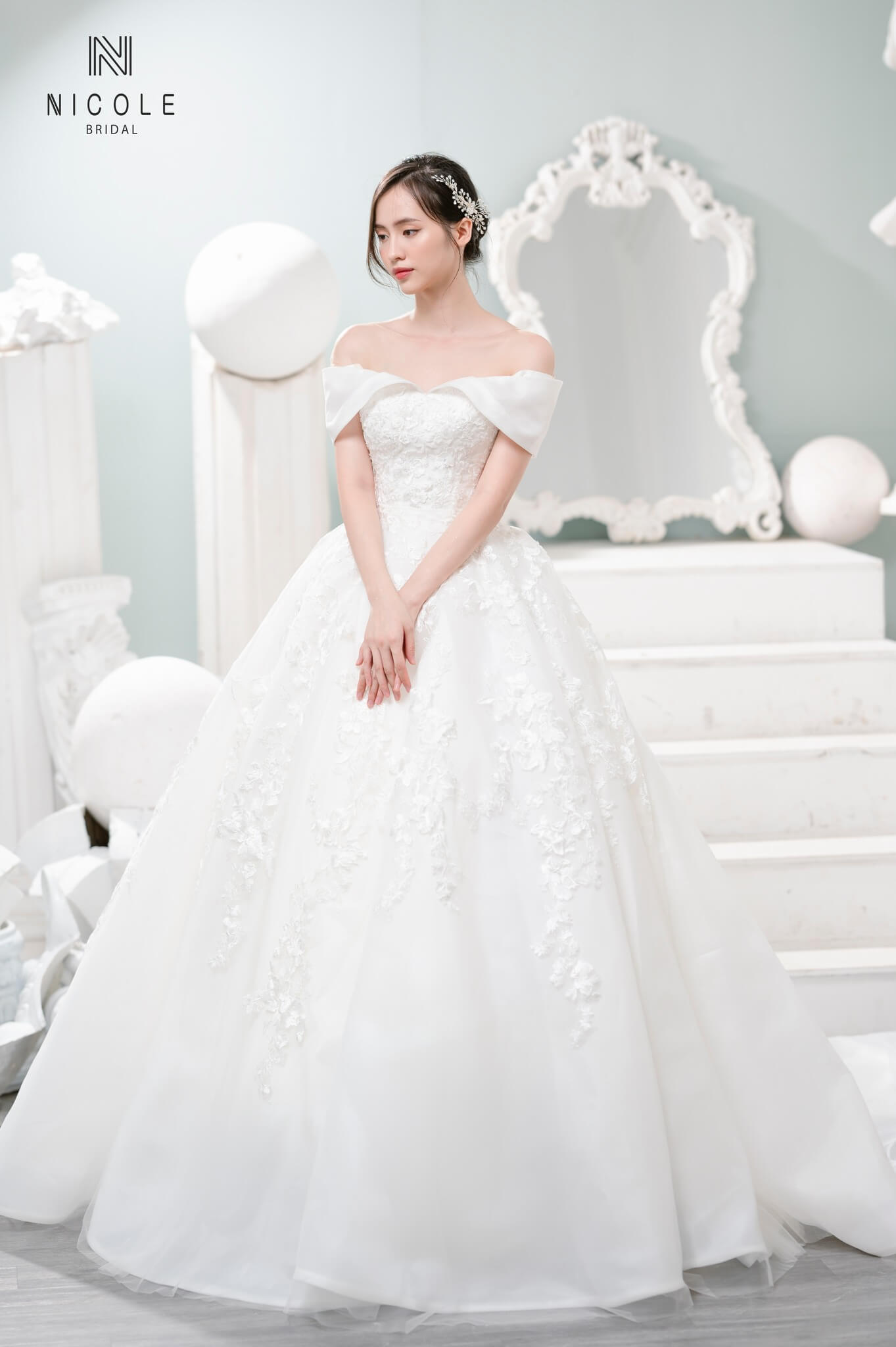 Váy cưới lụa - Hình 13