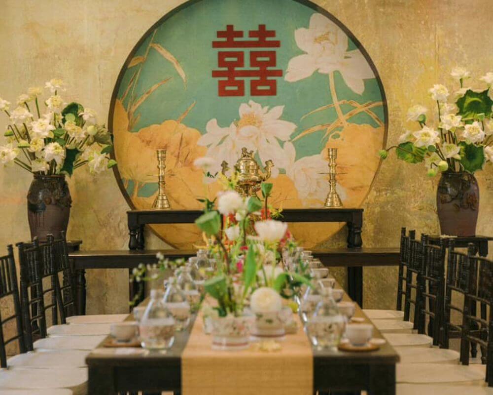 Wedding table decoration