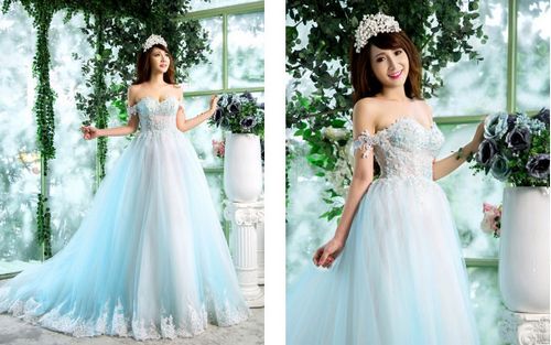 áo cưới cho cô dâu gầy thấp