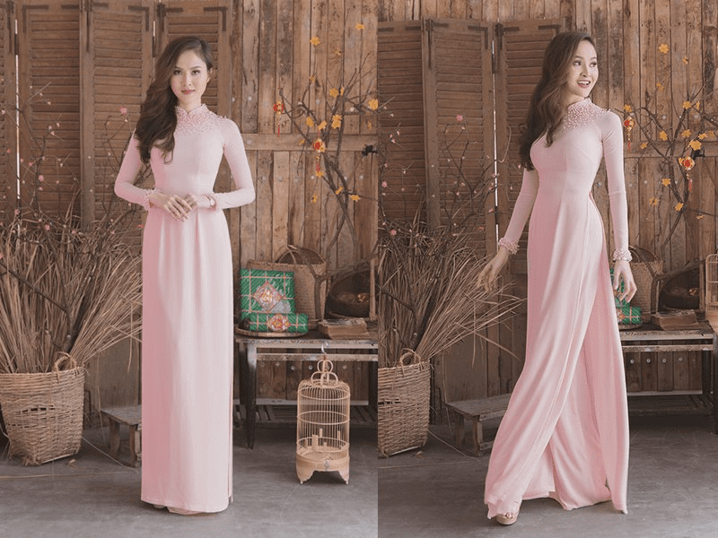 áo dài cưới Nicole Bridal