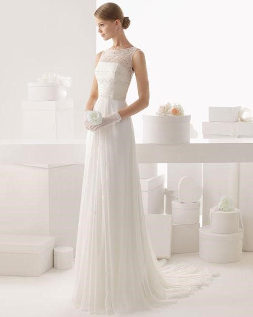 vải may áo cưới chiffon