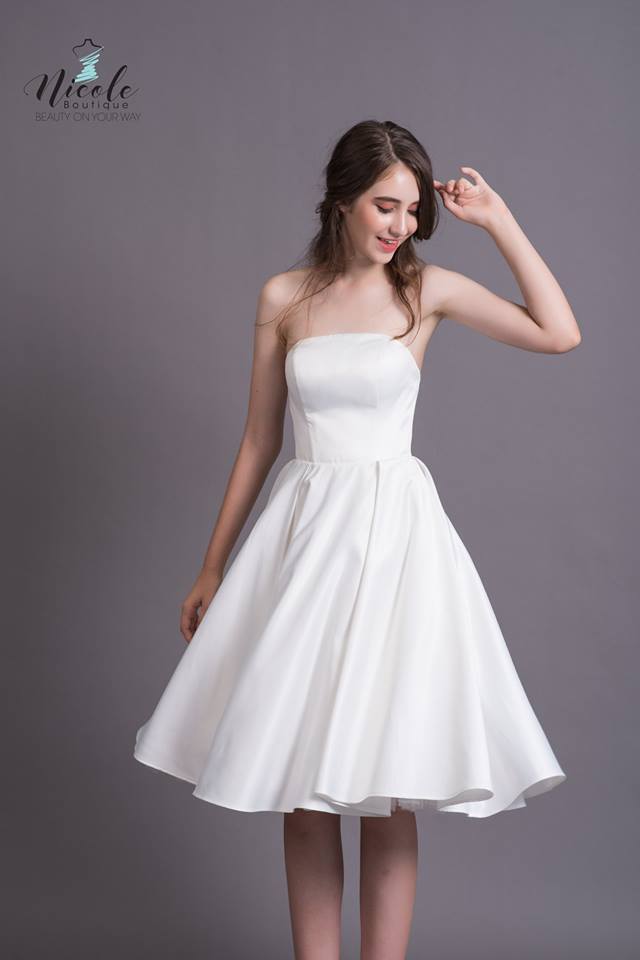 váy cưới cho cô dâu phụ