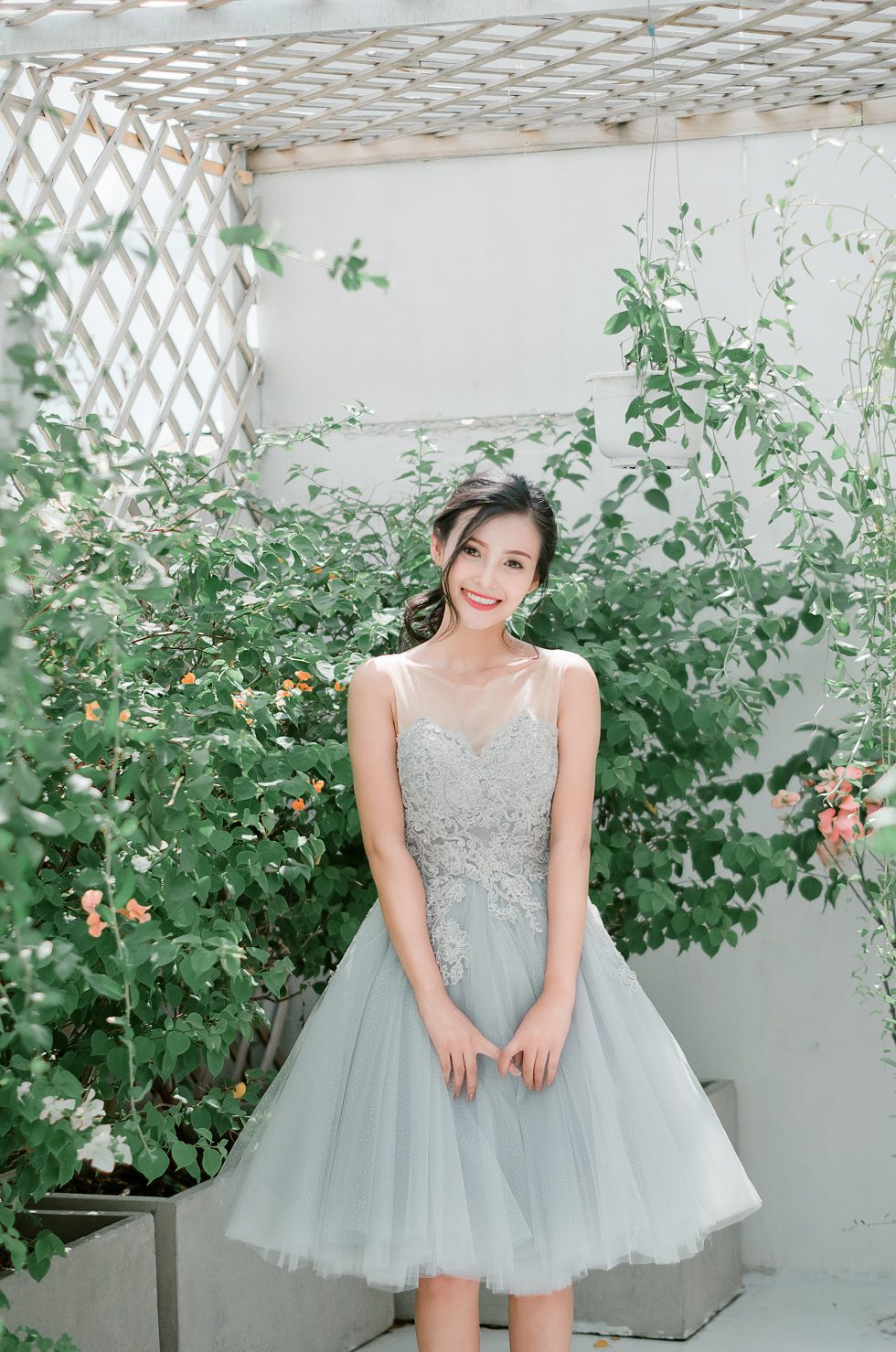 Váy cưới ngắn hàn quốc trông mê tít  Tu Linh Boutique