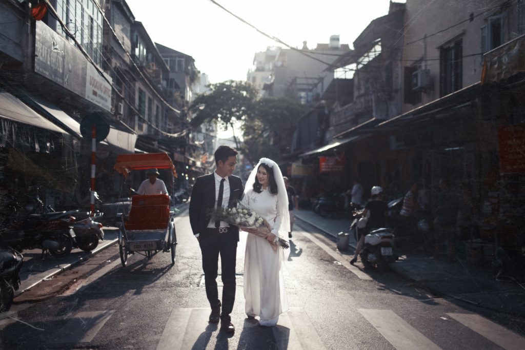 Hình ảnh cưới Hà Nội xưa