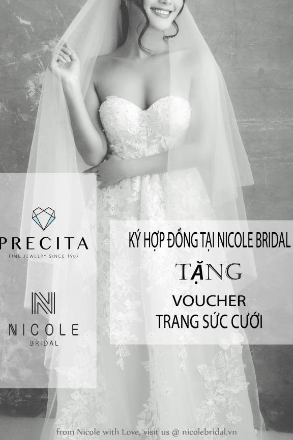 Nicole bridal tặng voucher trang sức cưới