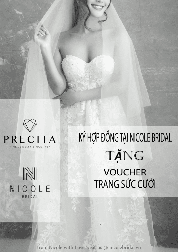 Nicole bridal tặng voucher trang sức cưới