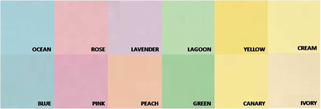 màu áo cưới pastel